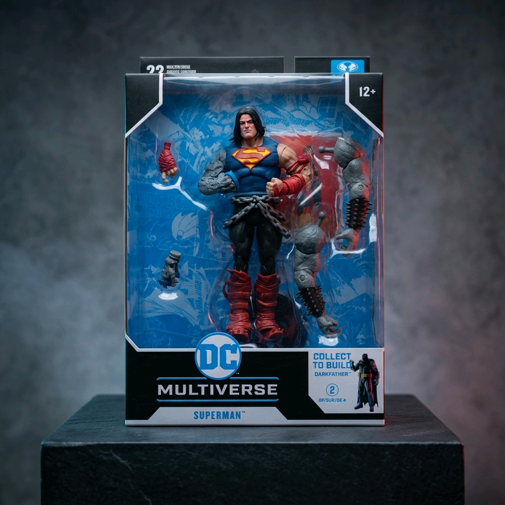 NIB McFarlane DC Build-A Wave 4 Death Metal: Superman 7 inch Action Figure